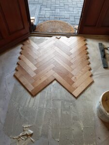 Engineered oak Herringbone