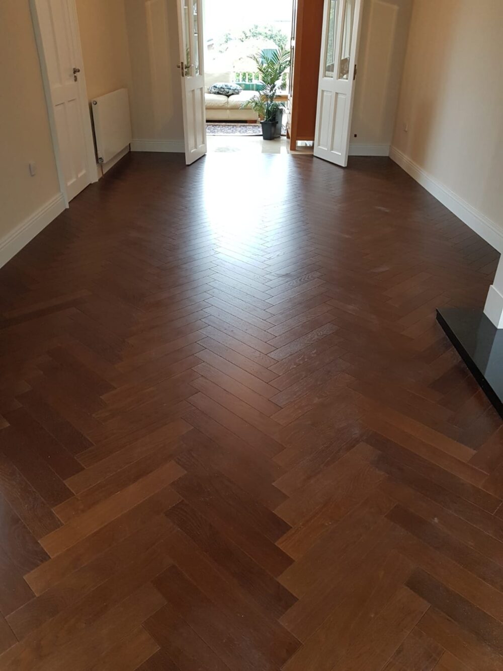 Expresso Smoked Herringbone Floor