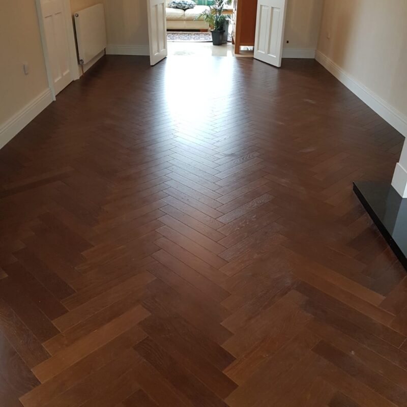 Expresso Smoked Herringbone Floor