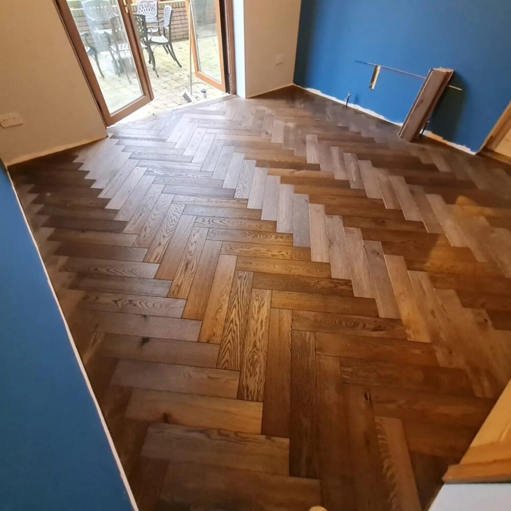 Oranmore Oak Herringbone