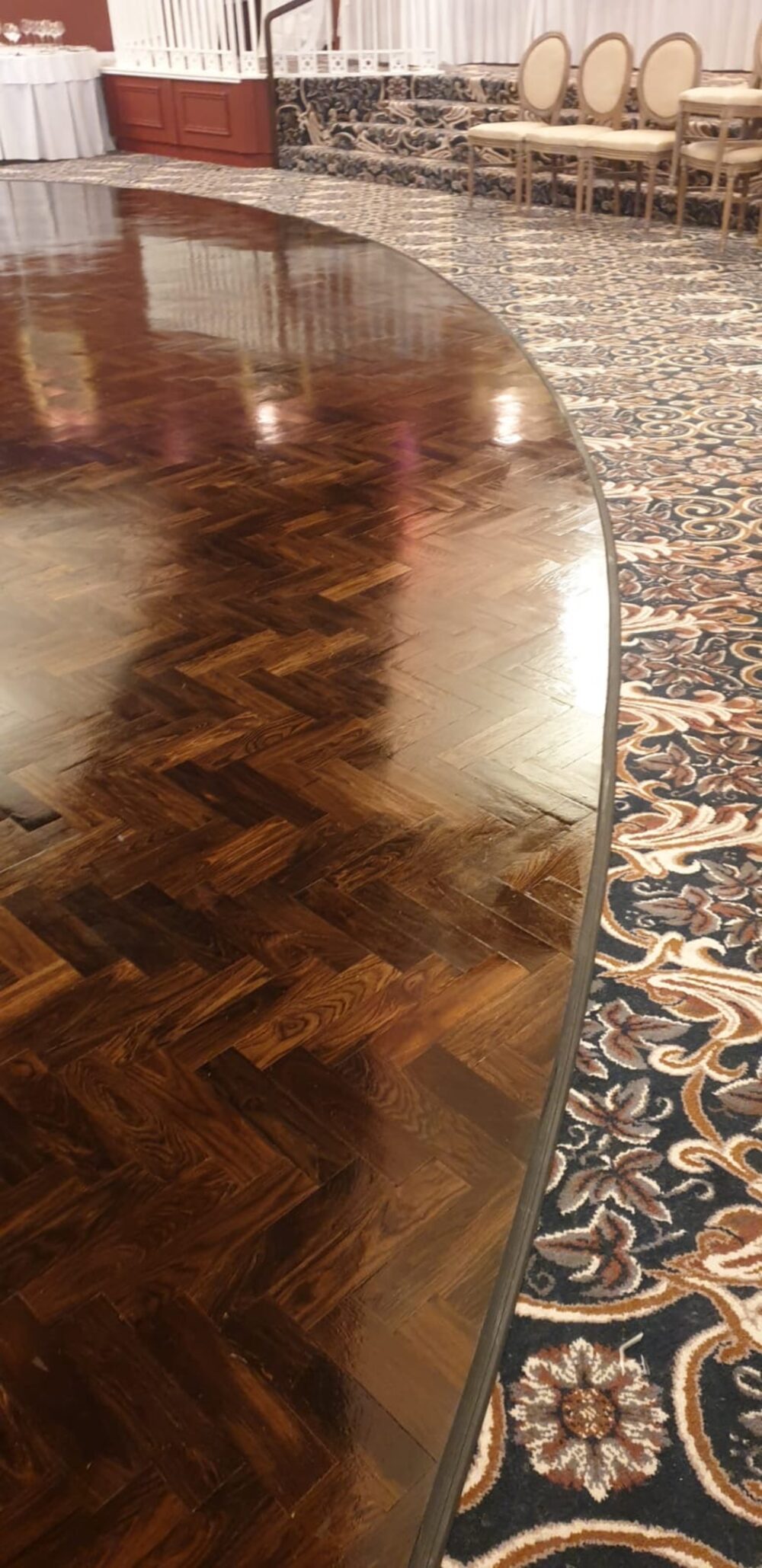 Deep Smoked Oak Solid Herringbone