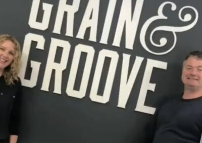 Suzie & Fergal Flavin, Owners of Grain & Groove, Tiles and Timber Flooring.